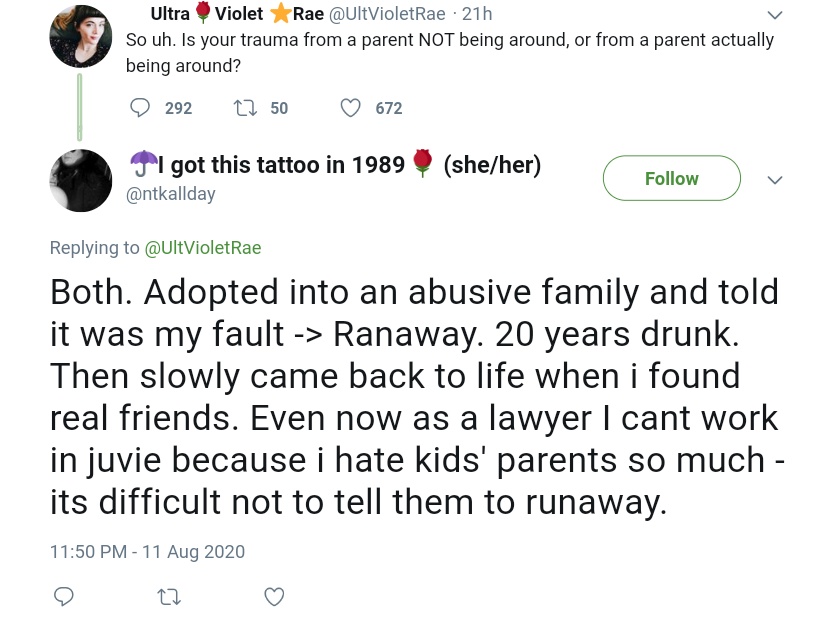 Nicole Thomas-Kennedy: "Even now as a lawyer I can't work in juvie because I hate kids' parents so much - it's difficult to not tell them to run away".